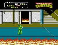 Turtles Arcade on NES